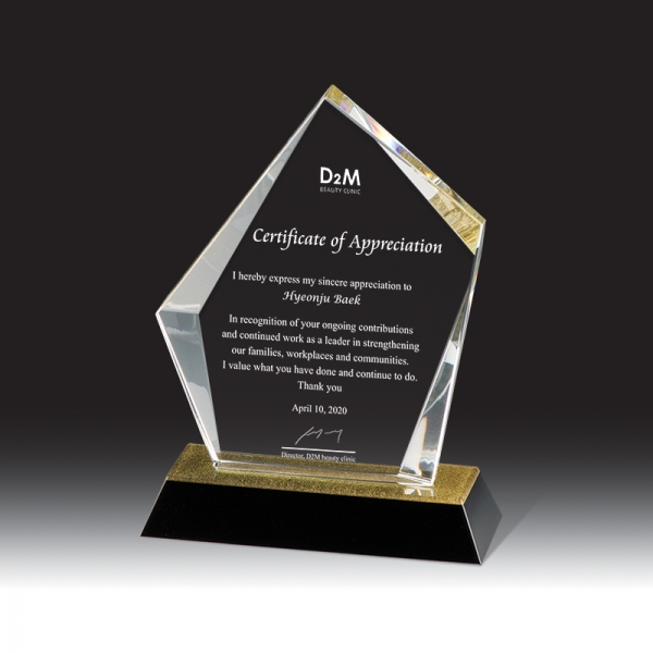 크리스탈 상패 HB-2022G